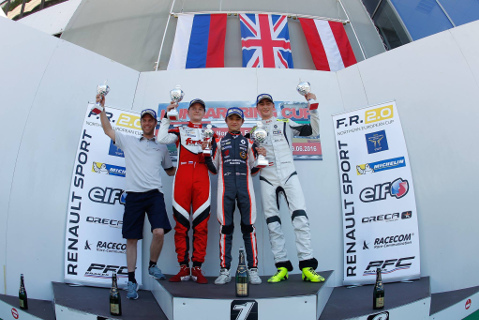 Podium na Hungaroringu | Fot. NEC