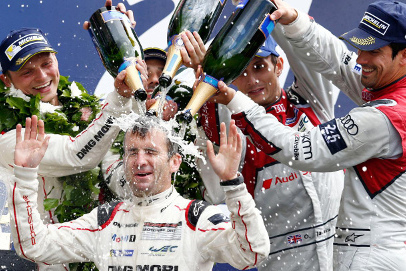 Podium w Le Mans | Fot. Porsche