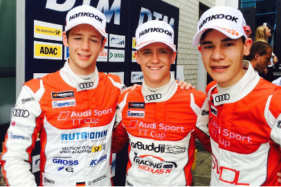 Dennis Marschall, Nicklas Nielsen i Sheldon van der Linde | Fot. Audi Sport