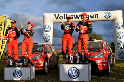 Podium Volkswagen Rally | Fot. Facebook
