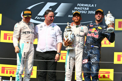 Podium na Hungaroringu | Fot. XPB