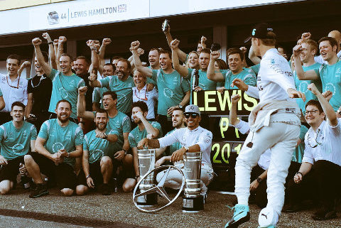 Zespół Mercedesa w Hockenheim | Fot. Mercedes