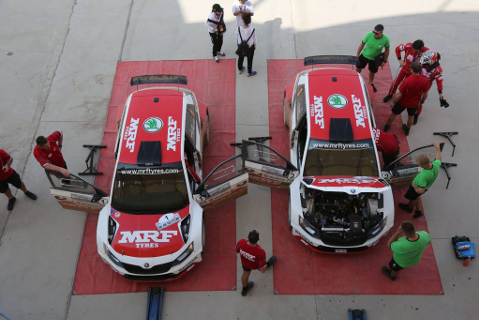 Fabie Team MRF | Fot. Skoda Motorsport