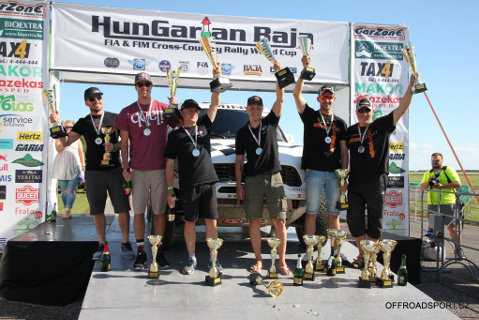 Podium Hungarian Baja | Fot. Offroadsport.cz