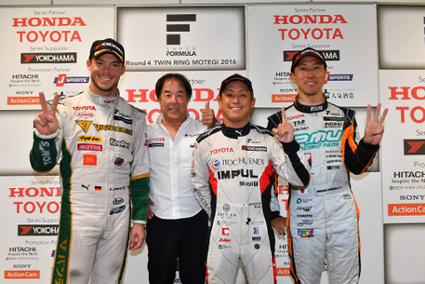 Podium w Motegi | Fot. Super Formula