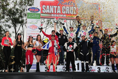 Podium Rally de Santa Cruz | Fot. Emilio Ibarra Casal