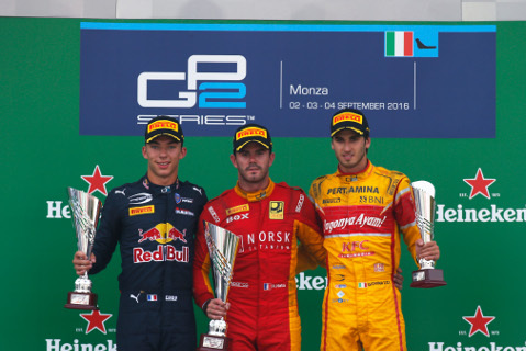 Podium na Monzy | Fot. GP2