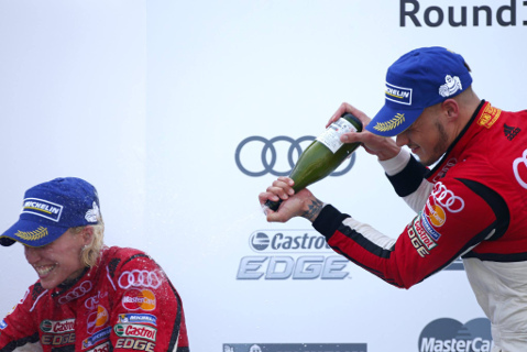 Rahel Frey i Alessio Picariello | Fot. Audi R8 LMS Cup