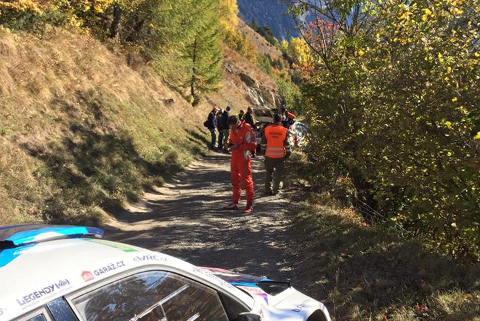 Wypadek Fabio Andolfiego | Fot. Facebook