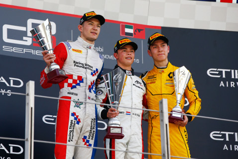 Podium w Abu Zabi | Fot. GP3
