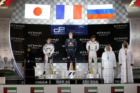 Podium w Abu Zabi | Fot. GP2