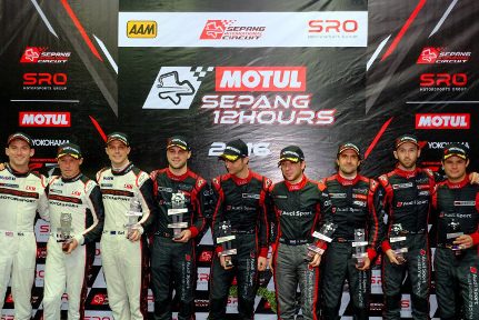 Podium 12H Sepang | Fot. Intercontinental GT Challenge