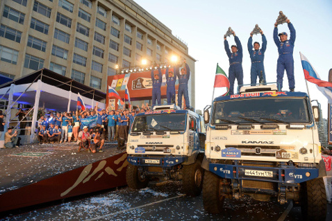 Kamazy na mecie Dakaru | Fot. Kamaz Master