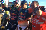 Matthias Walkner, Sam Sunderland i Gerard Farrés | Fot. Dakar Rally