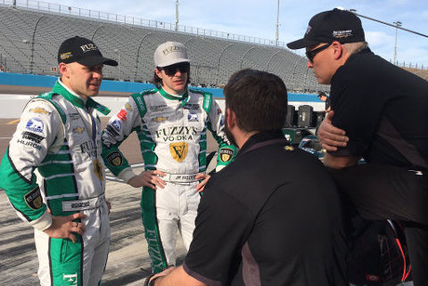 Ed Carpenter i JR Hildebrand | Fot. ECR