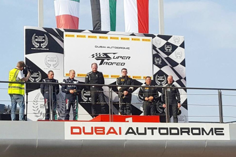 Podium w Dubaju | Fot. GT3 Poland