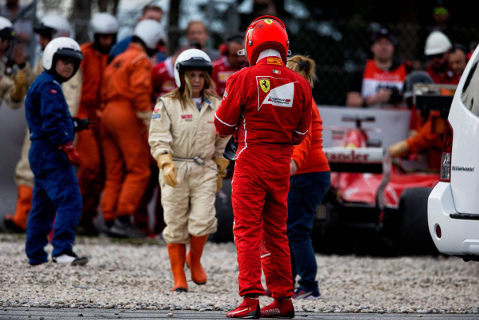 Wypadek Kimiego Räikkönena | Fot. XPB