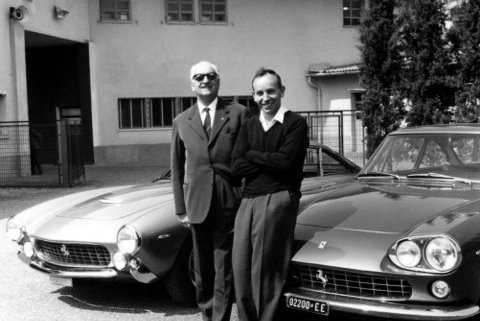 Enzo Ferrari i John Surtees | Fot. Ferrari