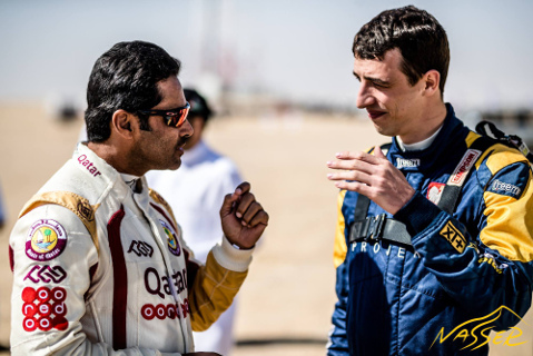 Nasser al-Attiyah i Aron Domżała | Fot. MCH Photo