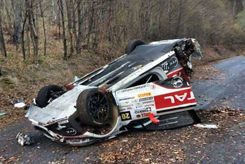 Kraksa Gergely'ego Fogasy'ego | Fot. Motorsport Forums