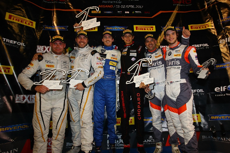 Podium w Misano | Fot. gt4series.com