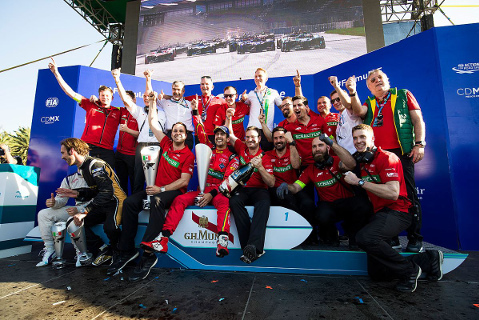 Podium w Meksyku | Fot. FIA Formula E