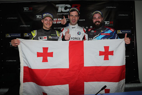 Podium w Rustawi | Fot. TCR