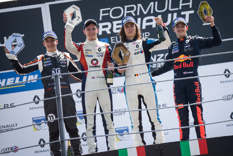 Podium na Monzy | Fot. Renault Sport Series