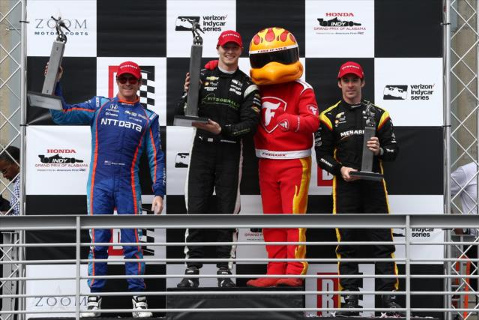 Podium w Alabamie | Fot. indycar.com