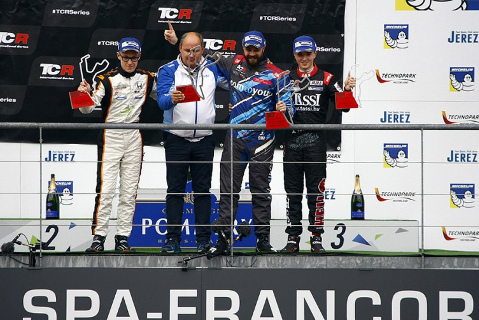 Podium w Spa-Francorchamps | Fot. TCR
