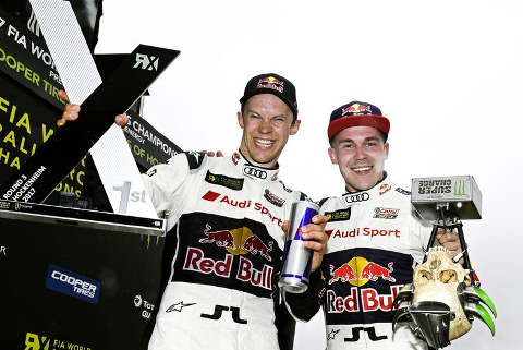 Mattias Ekström i Topi Heikkinen | Fot. Audi Sport