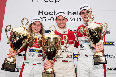 Podium w Hockenheim | Fot. Audi Sport