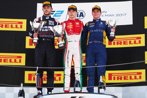 Podium w Montmelo | Fot. FIA F2