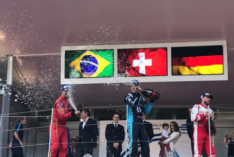 Podium w Monako | Fot. Renault e.DAMS
