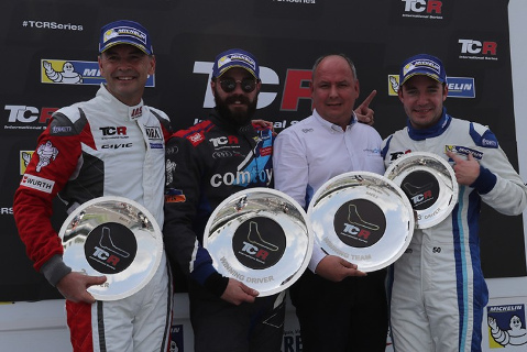 Podium na Monzy | Fot. TCR