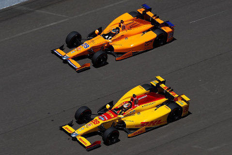 Ryan Hunter-Reay i Fernando Alonso | Fot. McLaren Honda Andretti