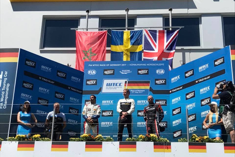 Podium na Nürburgringu | Fot. WTCC