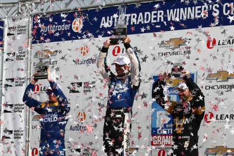 Podium w Detroit | Fot. indycar.com