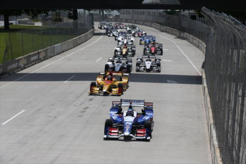 Start w Detroit | Fot. indycar.com
