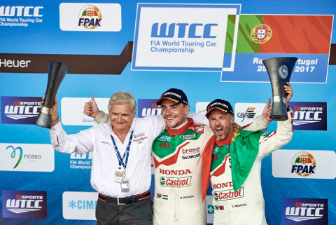 Podium w Vila Real | Fot. Honda