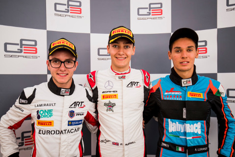 Podium na Silverstone | Fot. GP3