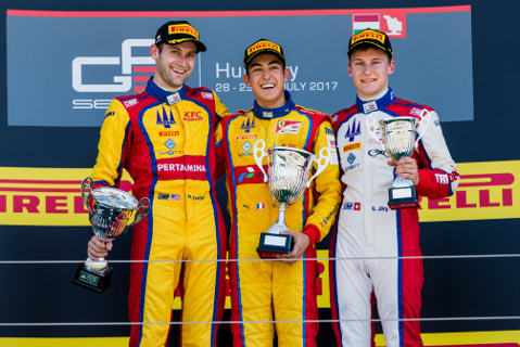 Podium na Hungaroringu | Fot. GP3