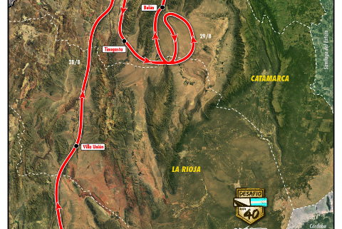 Trasa Desafio Ruta 40 Norte