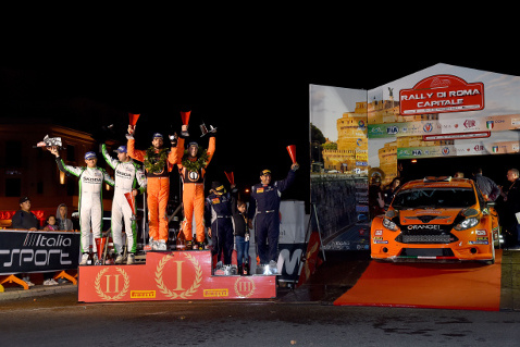 Podium w Rzymie | Fot. ACI Sport