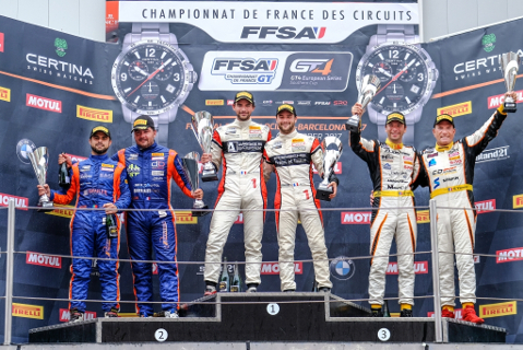 Podium w Montmeló | Fot. gt4series.com
