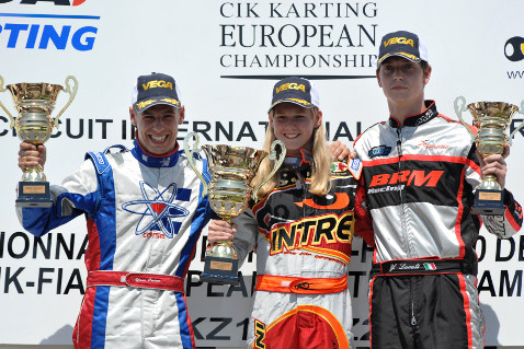 Podium KZ2 | Fot. CIK-FIA