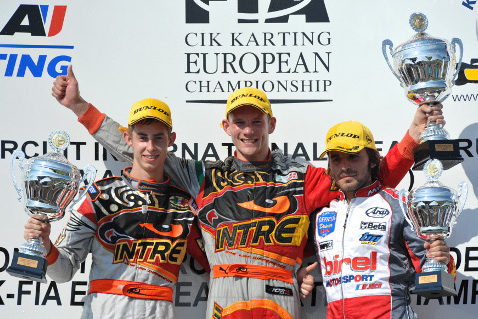 Podium KZ1 | Fot. CIK-FIA