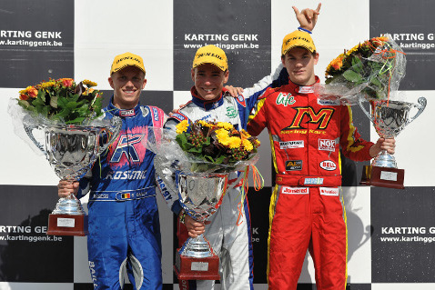 Podium KF2 | Fot. CIK/FIA