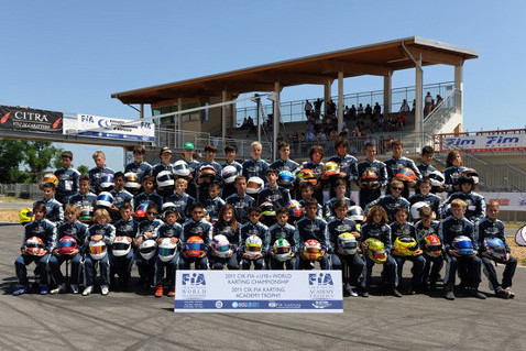 Uczestnicy Academy Trophy | Fot. CIK-FIA