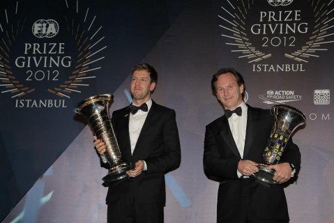 Sebastian Vettel i Christian Horner | Fot. FIA